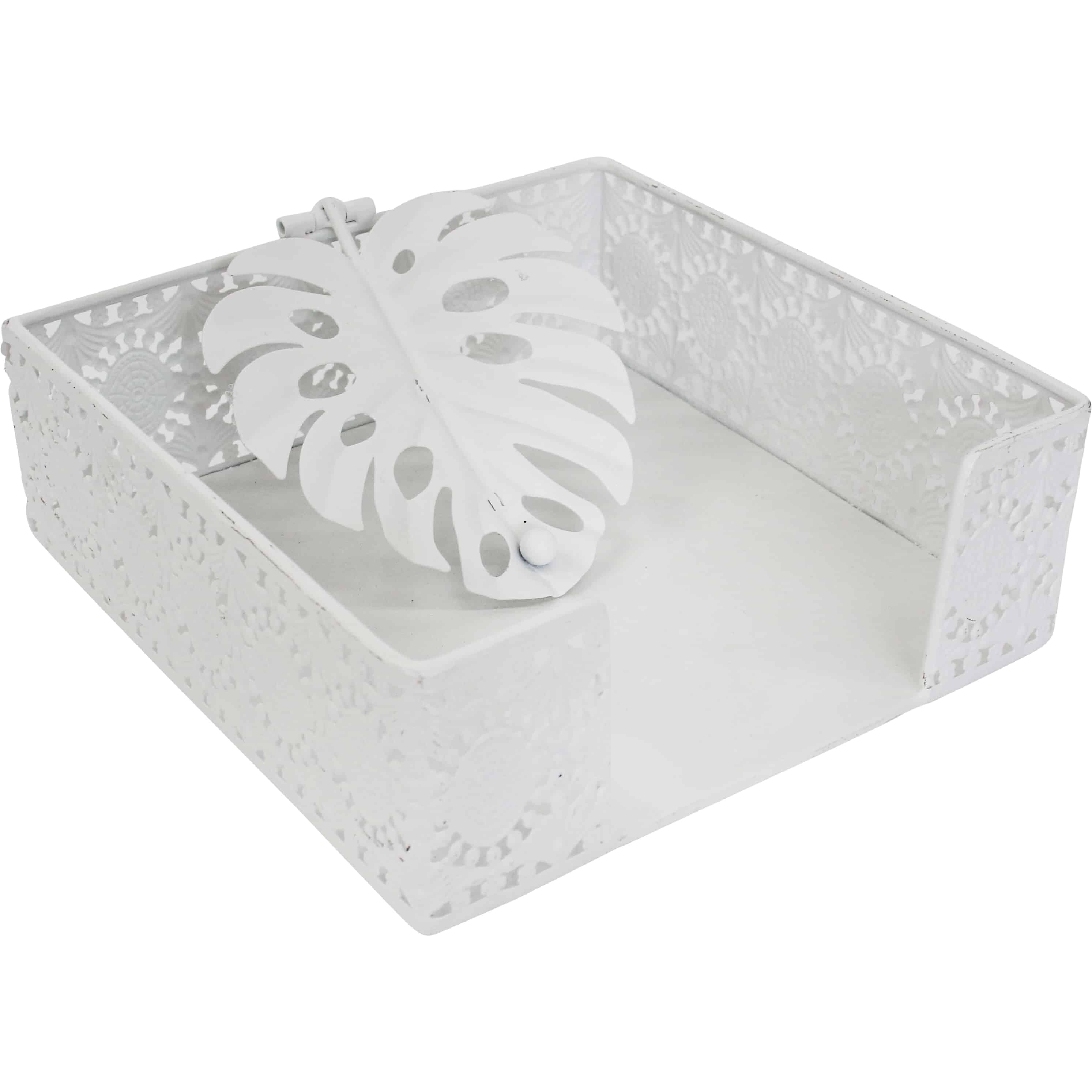 Napkin Holder Daisy White