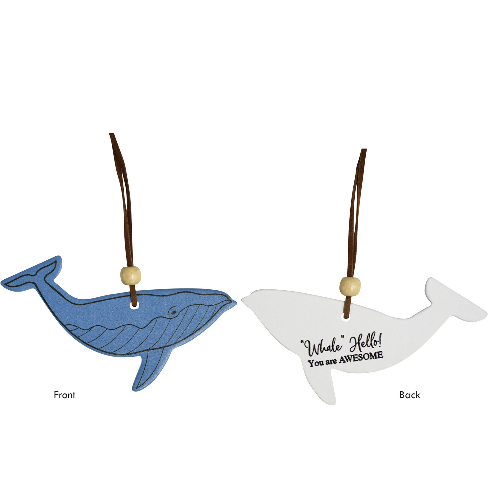 Gift Tag Whale Hello
