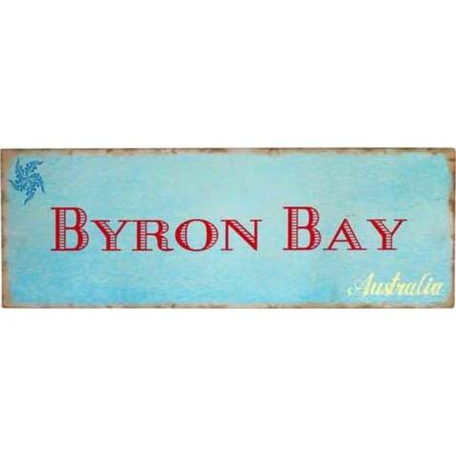 Tin Sign Byron Bay