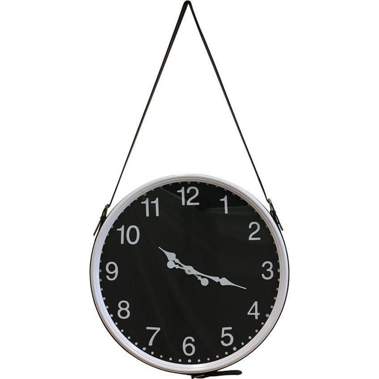 Clock Black Hanging 