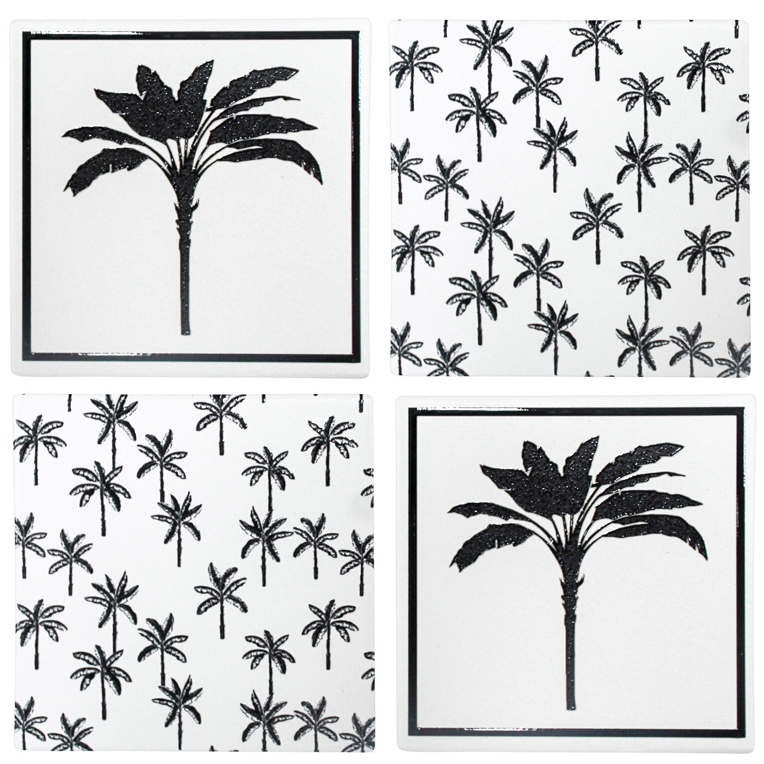 Coasters Black Palms