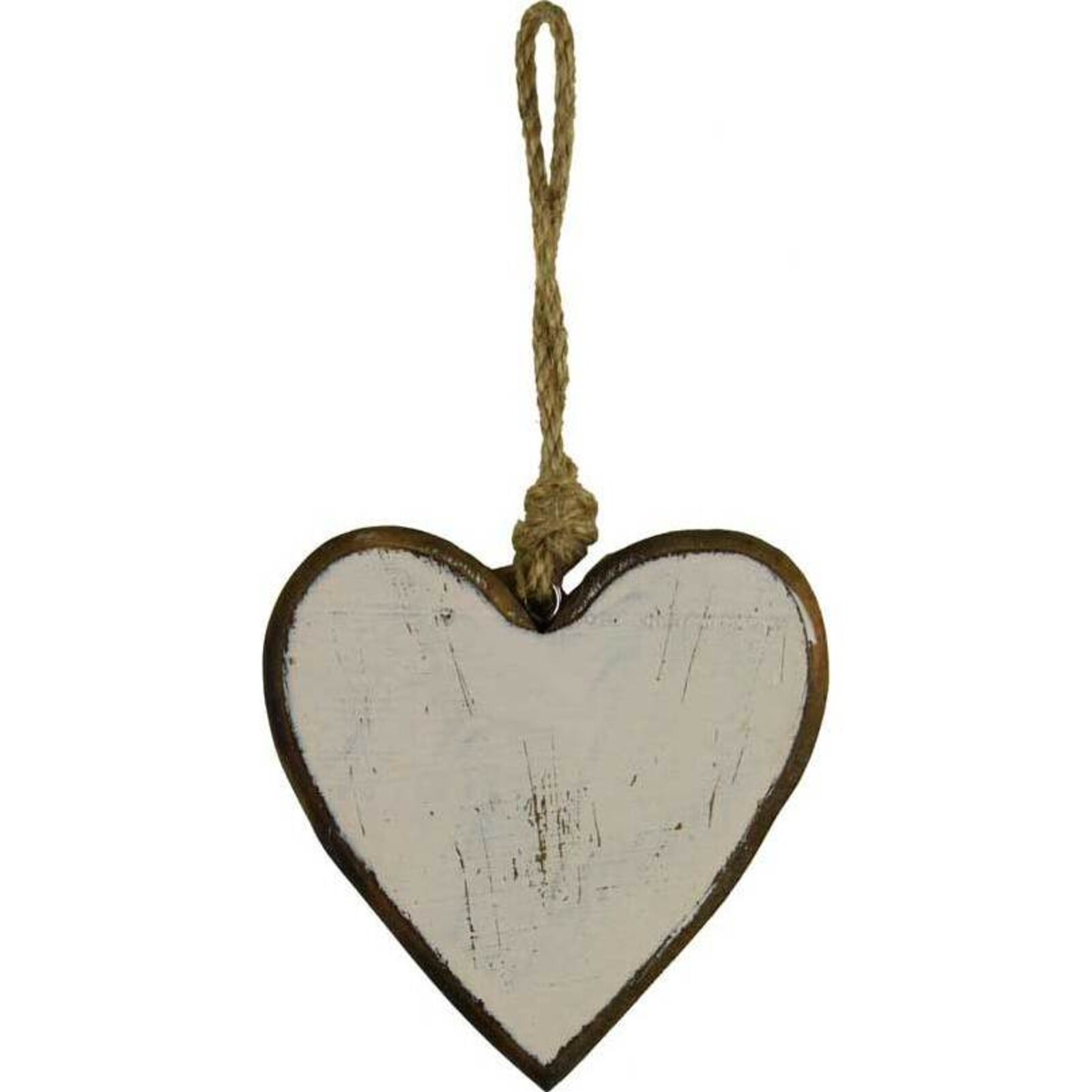 Hanging Heart Rustic Ivory Sm