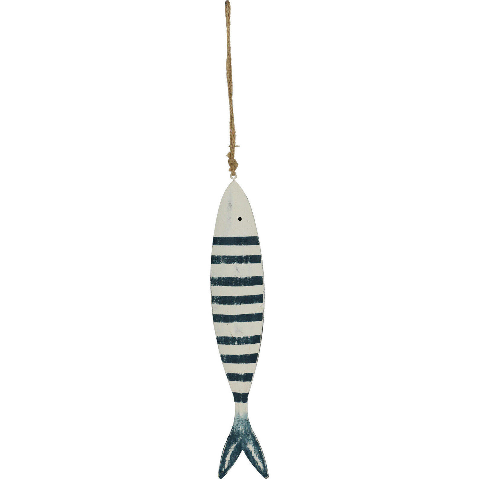 Hanging Fish Navy Stripe