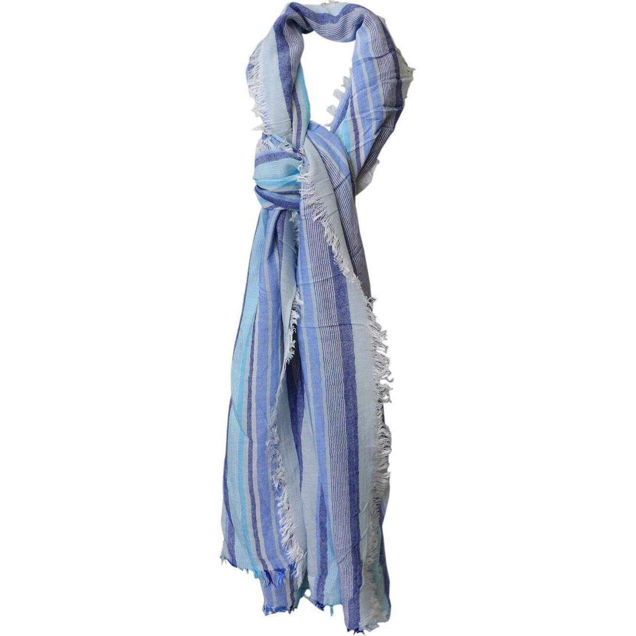 Scarf Cool Blue Stripe