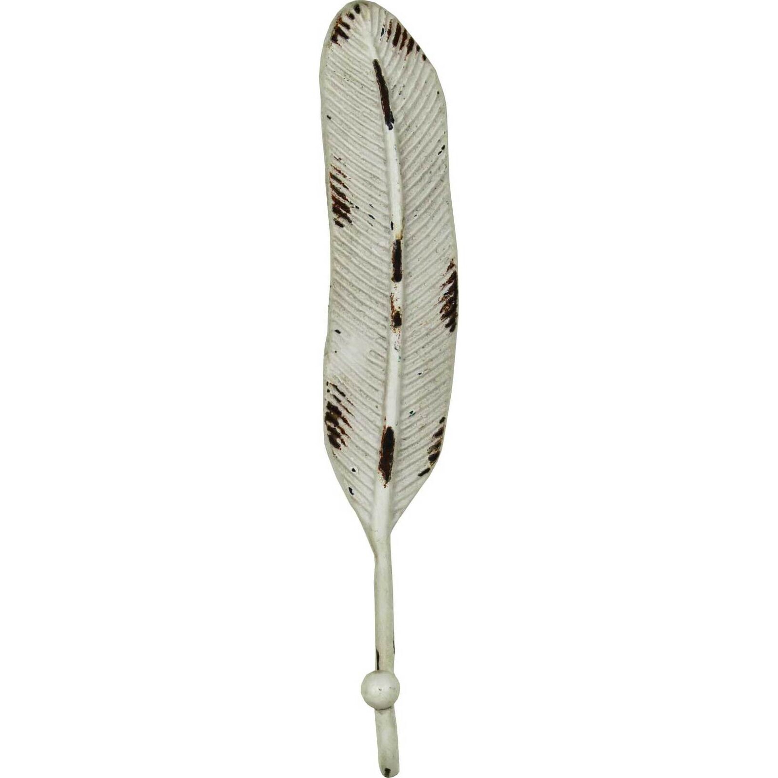 Hook Metal Feather White