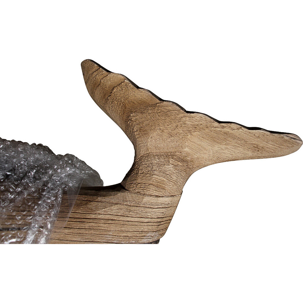 Whale Rustic Ornament