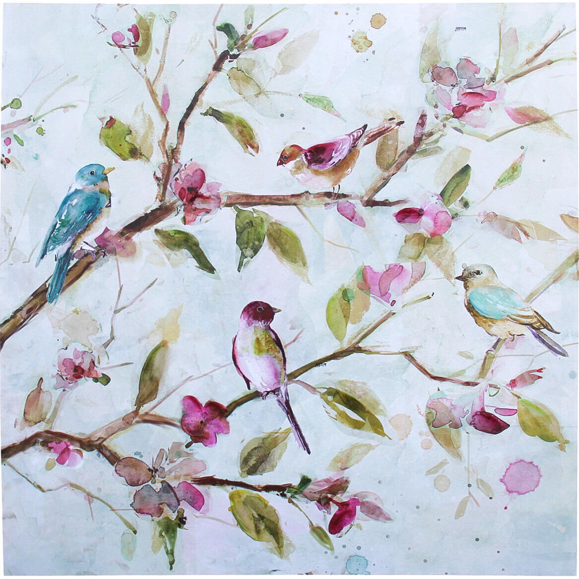 Canvas Birds Singing