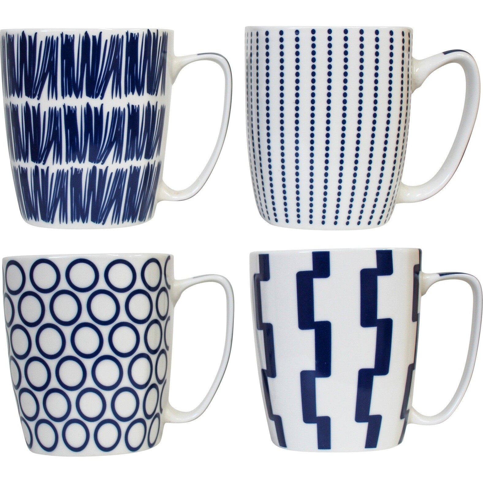 Mugs Modern Blue Asstd