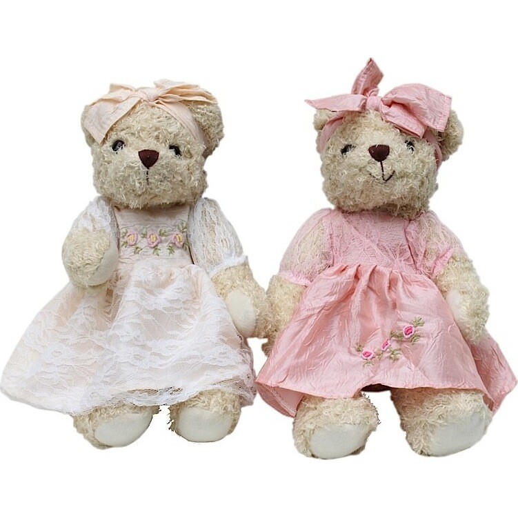 Teddies Pink White set 2