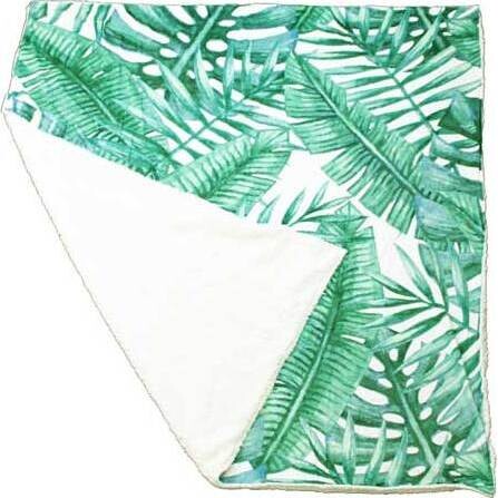 Throw Tropical Palm Leaves