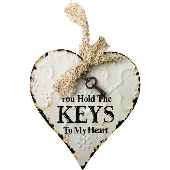 Hanging Heart Keys