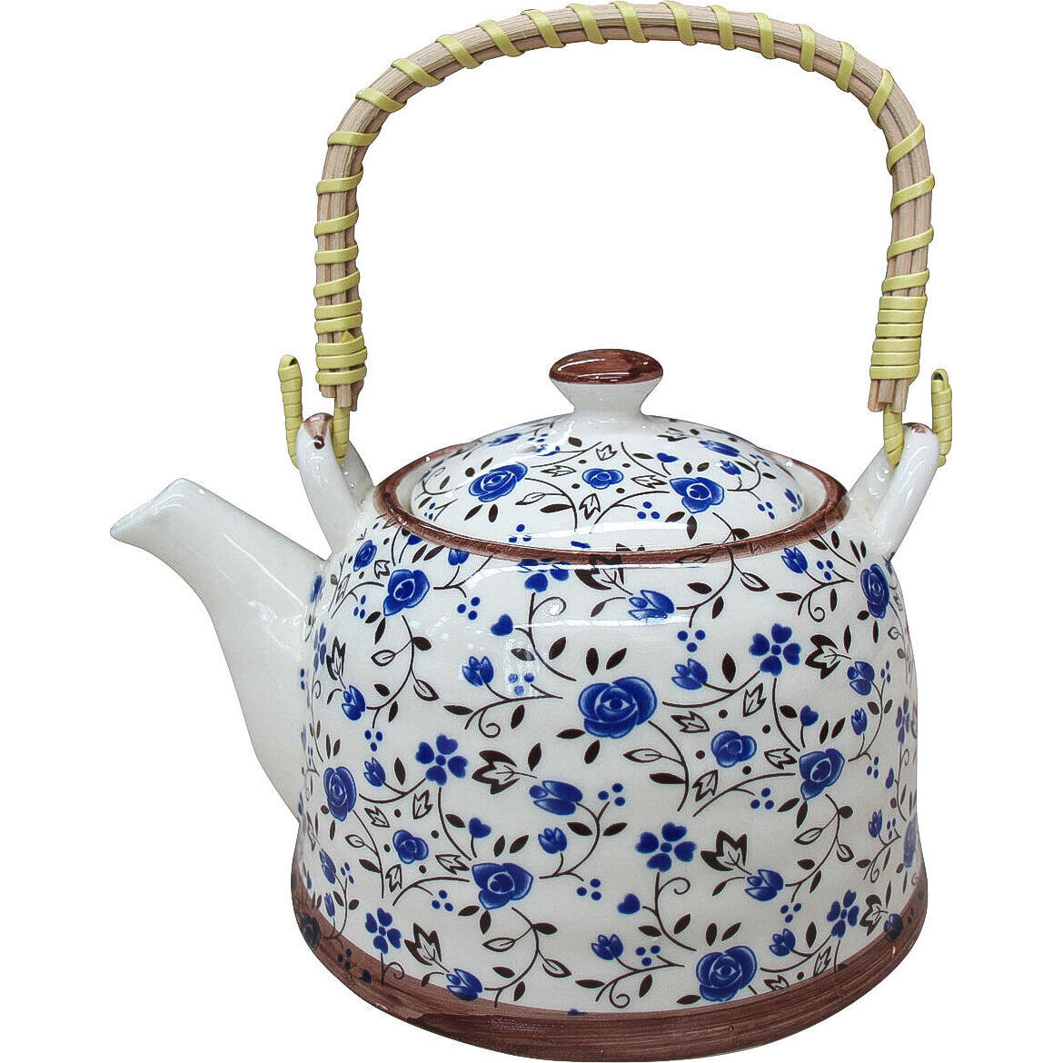 Teapot Blue Flowers