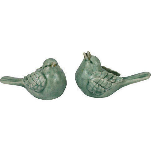 Ceramic Birds Singing S/2