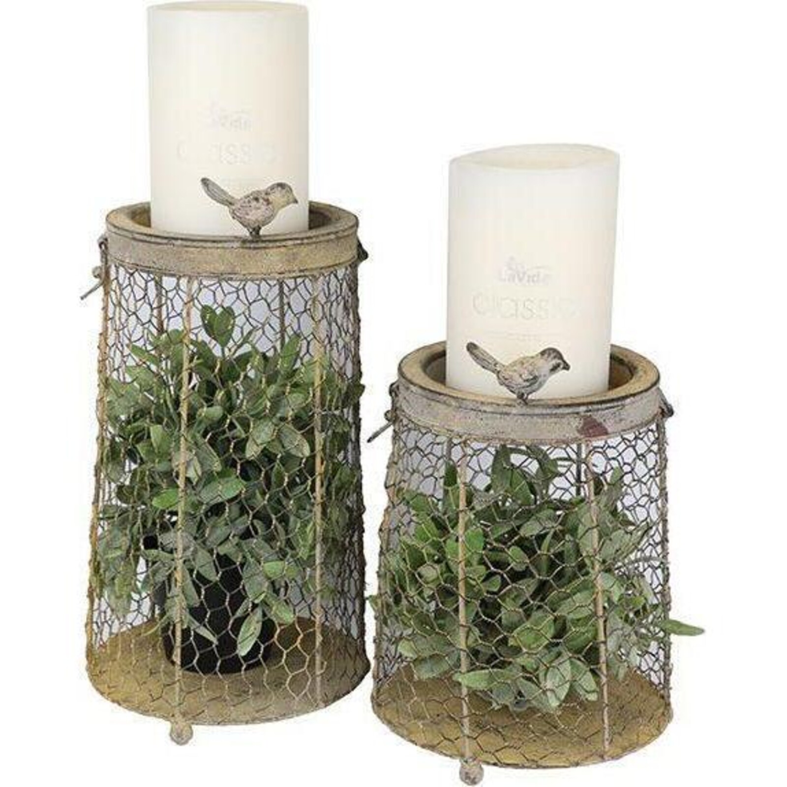 Pot Cage Candleholder Tall