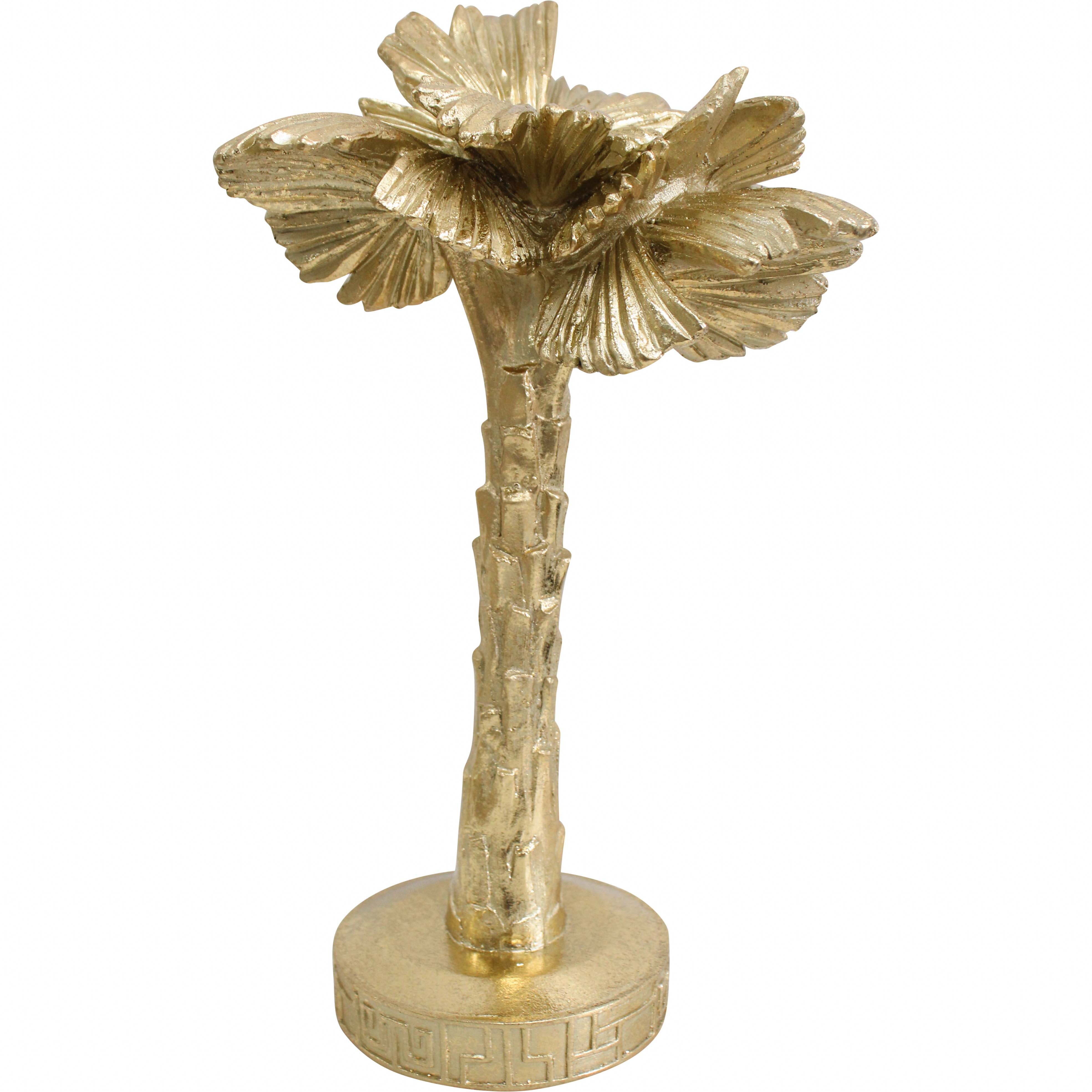 Pandanus Palm Candle Holder Med