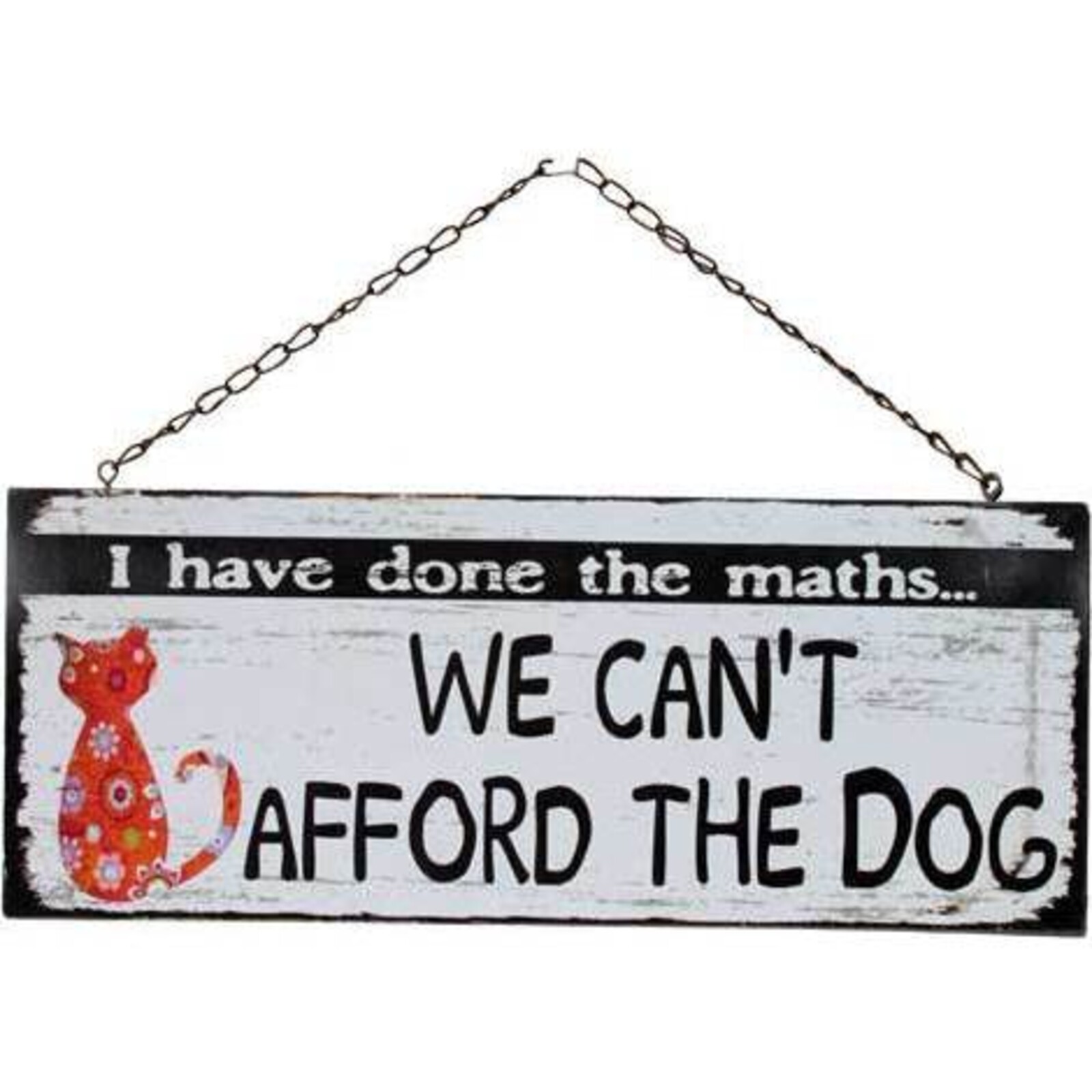 Sign Done the Math Dog