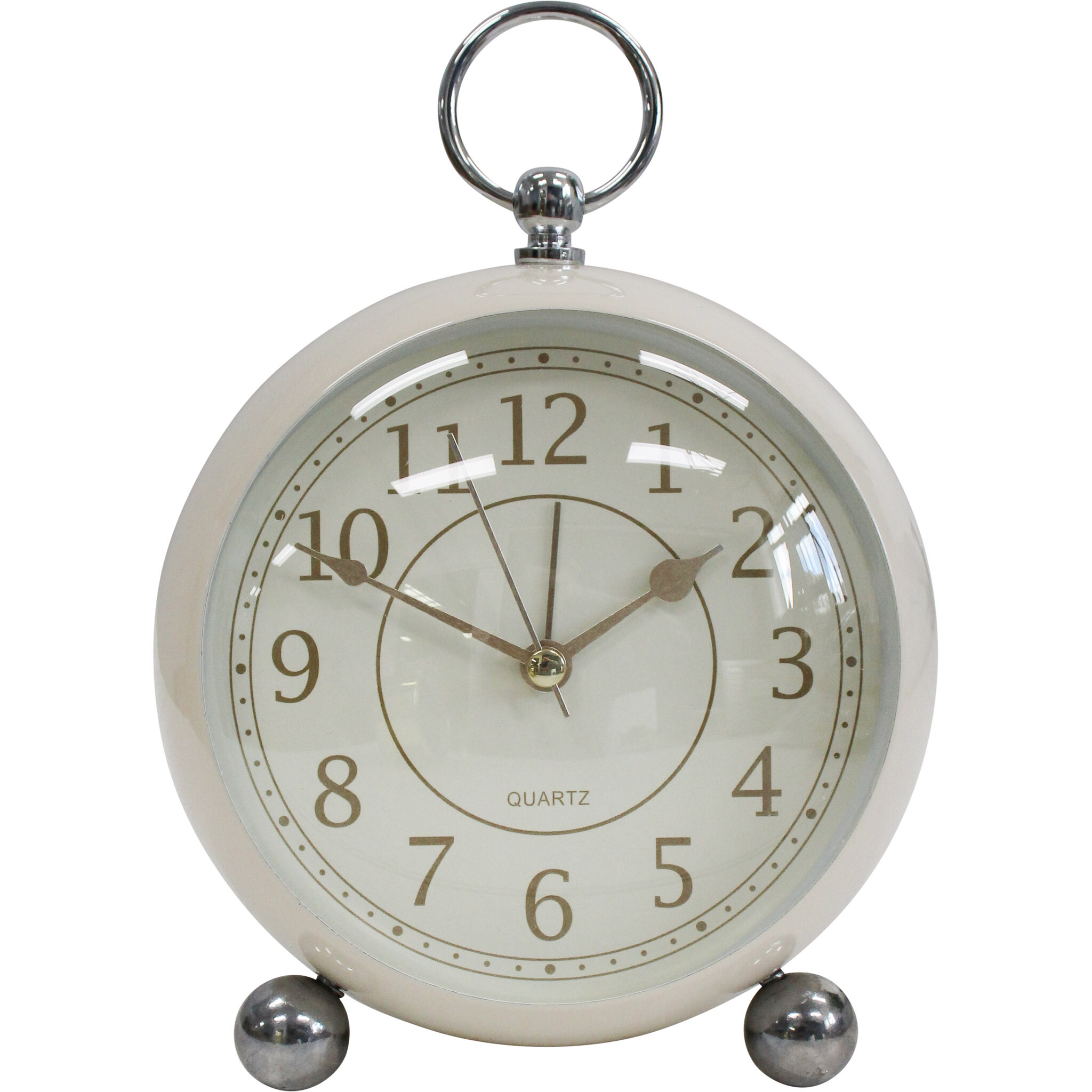 Alarm Clock Ivory Lrg