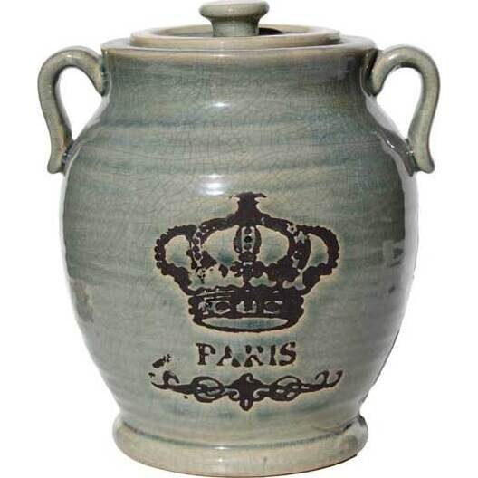 Lidded Jar Crown Small