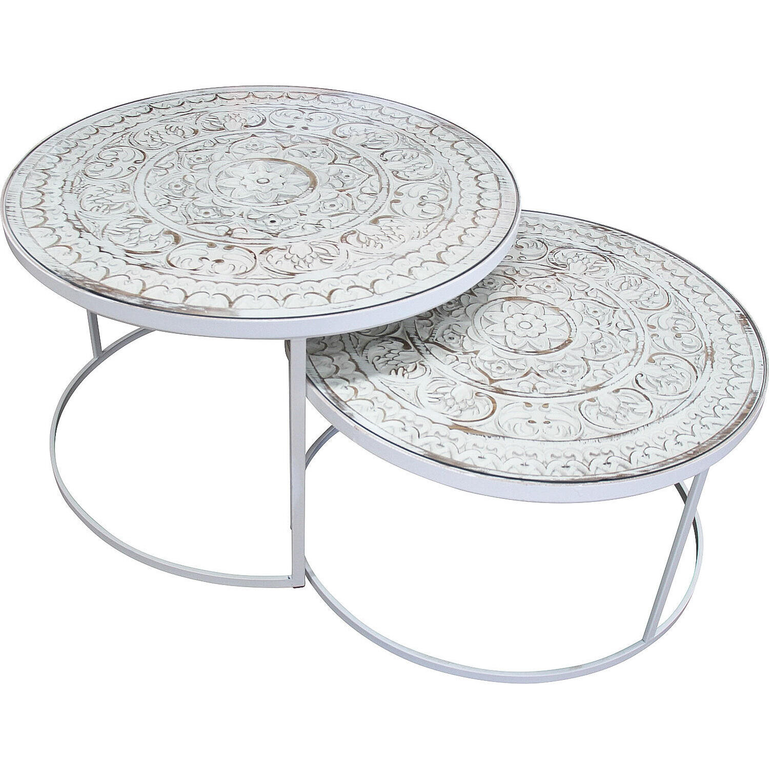 # Round Tables White S/2