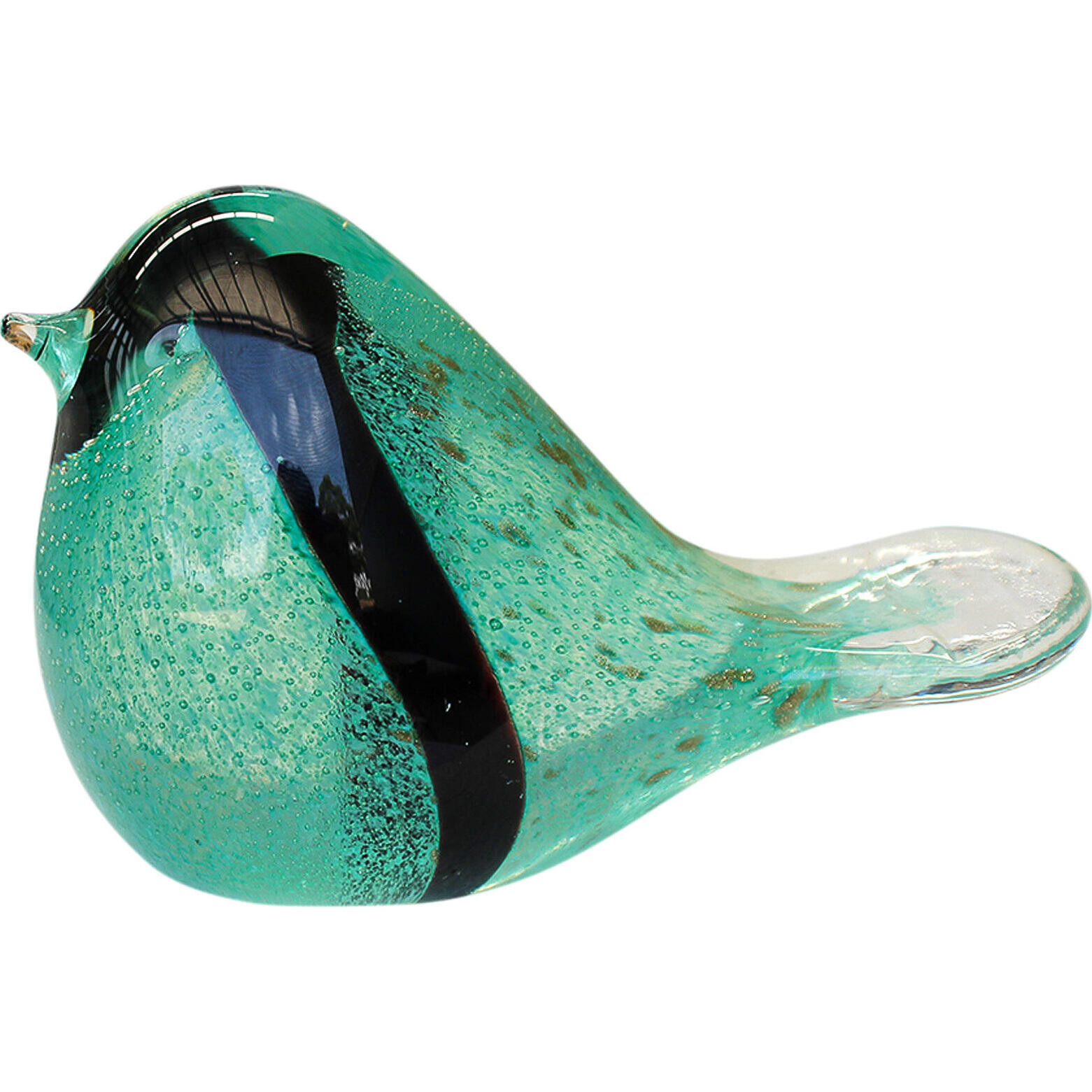 Paperweight Bird Aqua