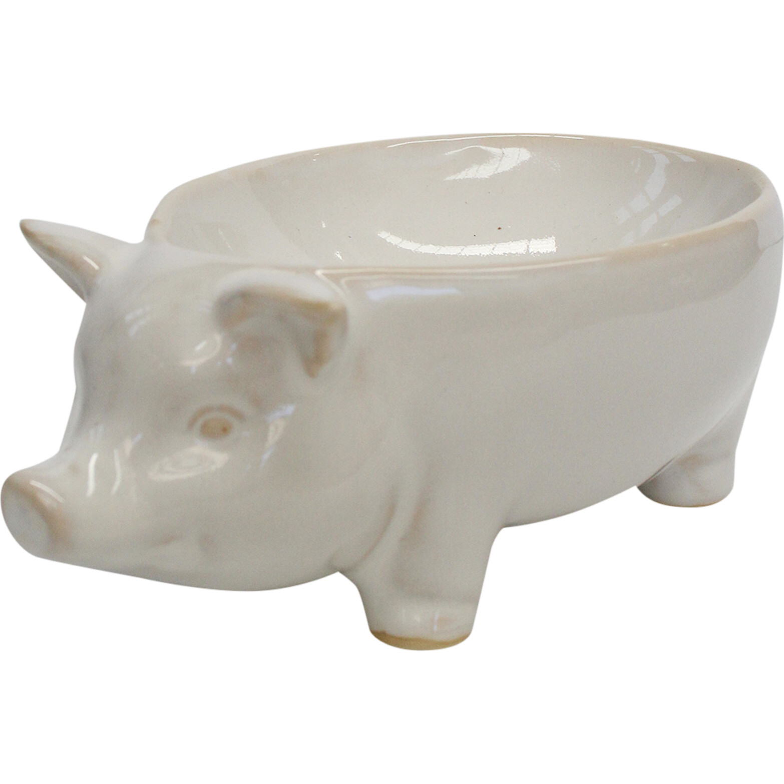 Bowl/Trinket Pig White