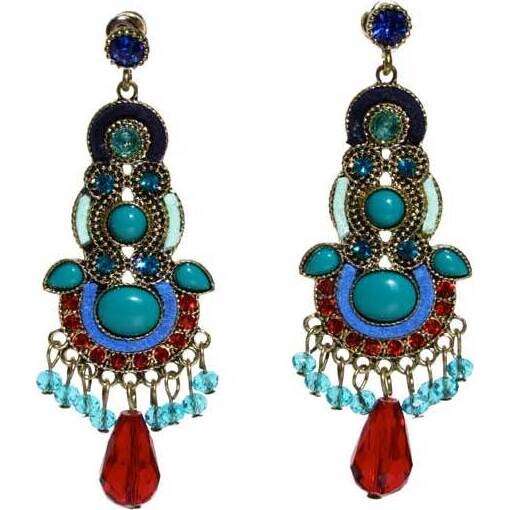 Drop Earring Vara Teal