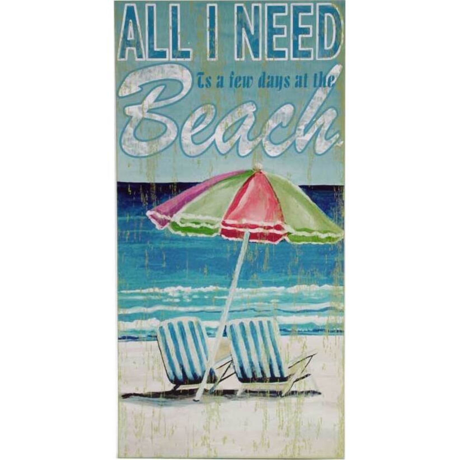 Sign Beach Umbrella
