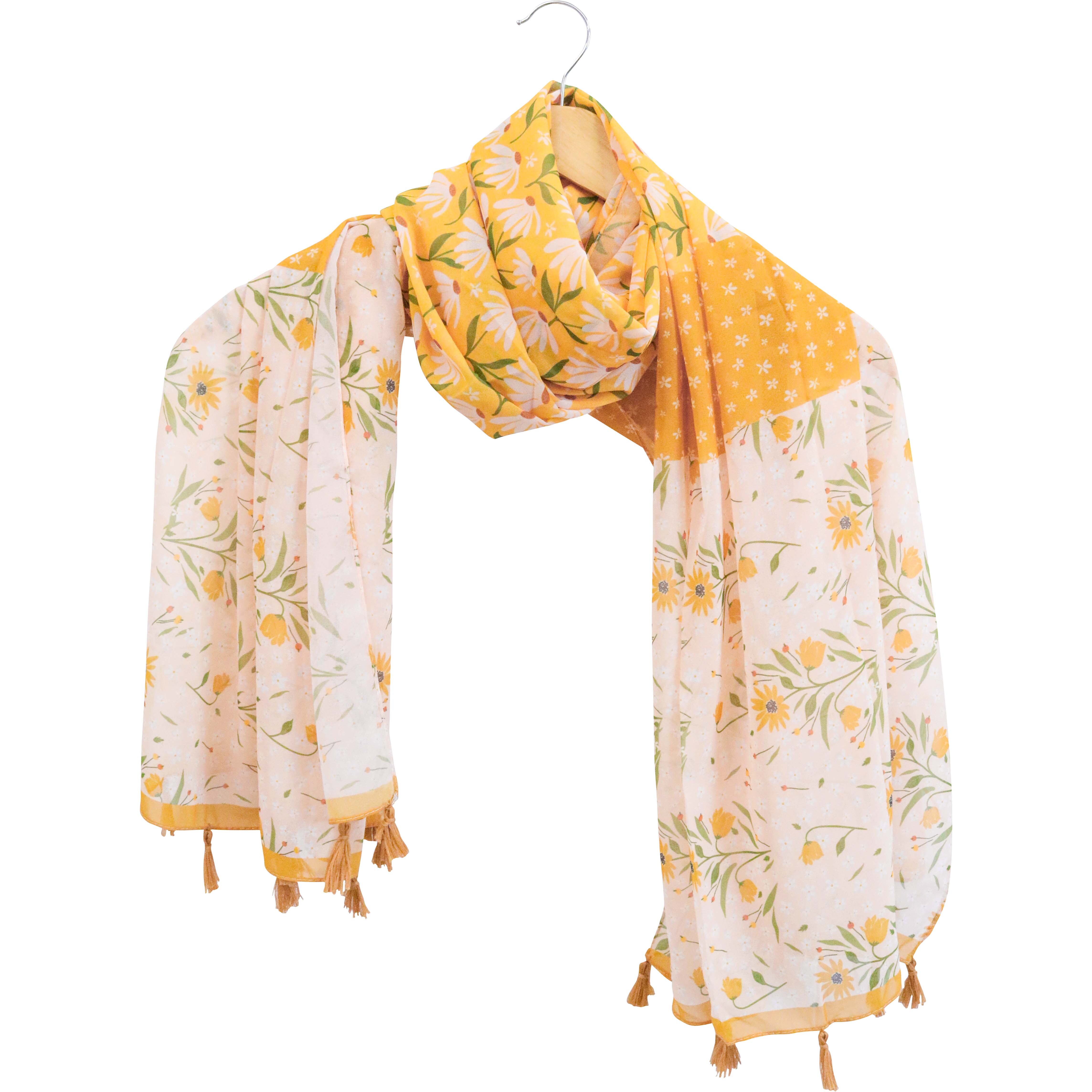 Scarf/Sarong Ditsy Mustard