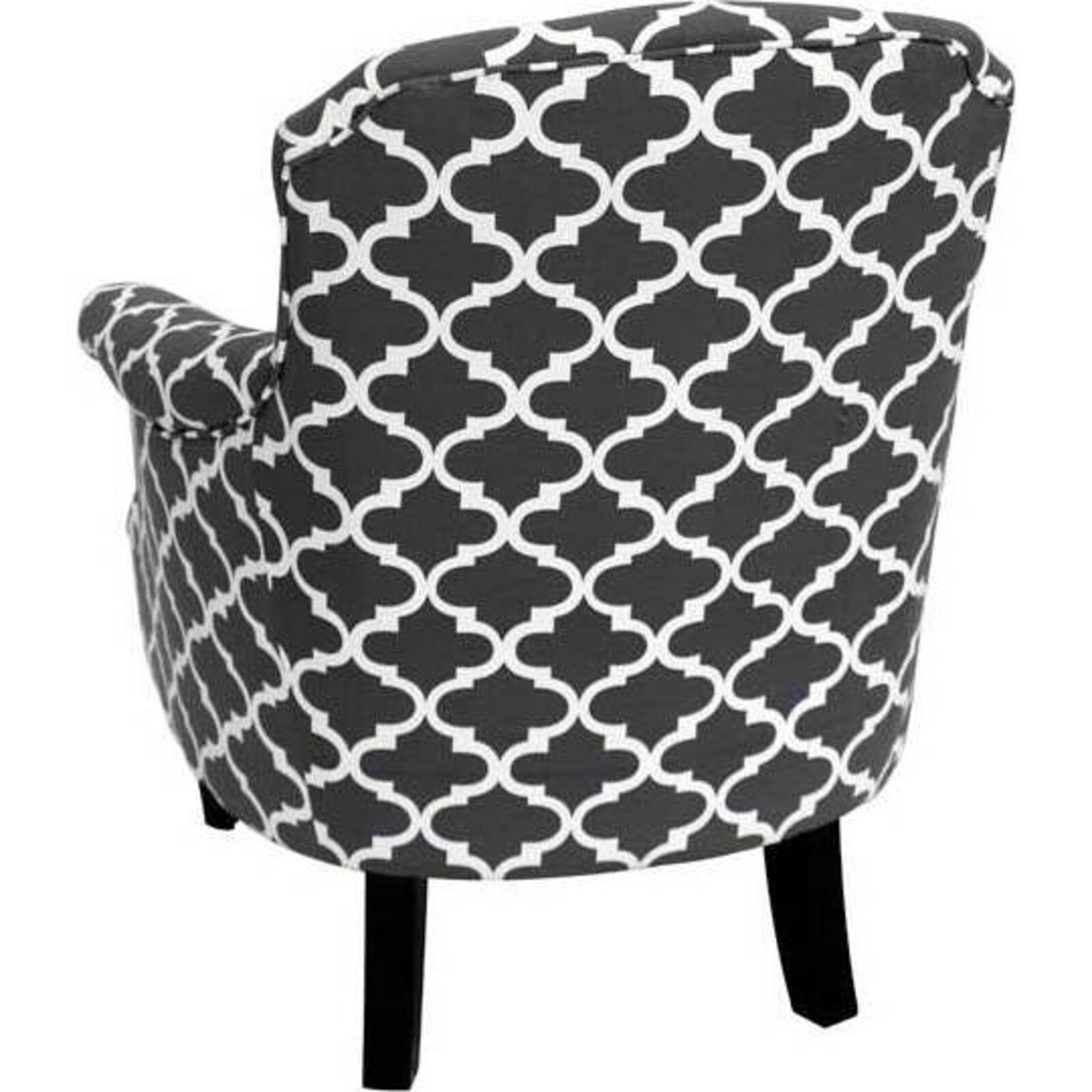 Chair Quatrefoil Grey