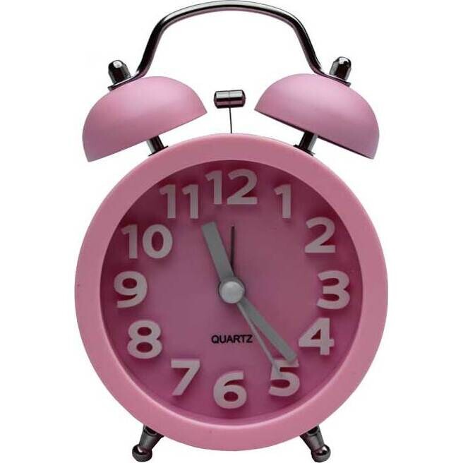 Clock - 3D Pastel Pink Small