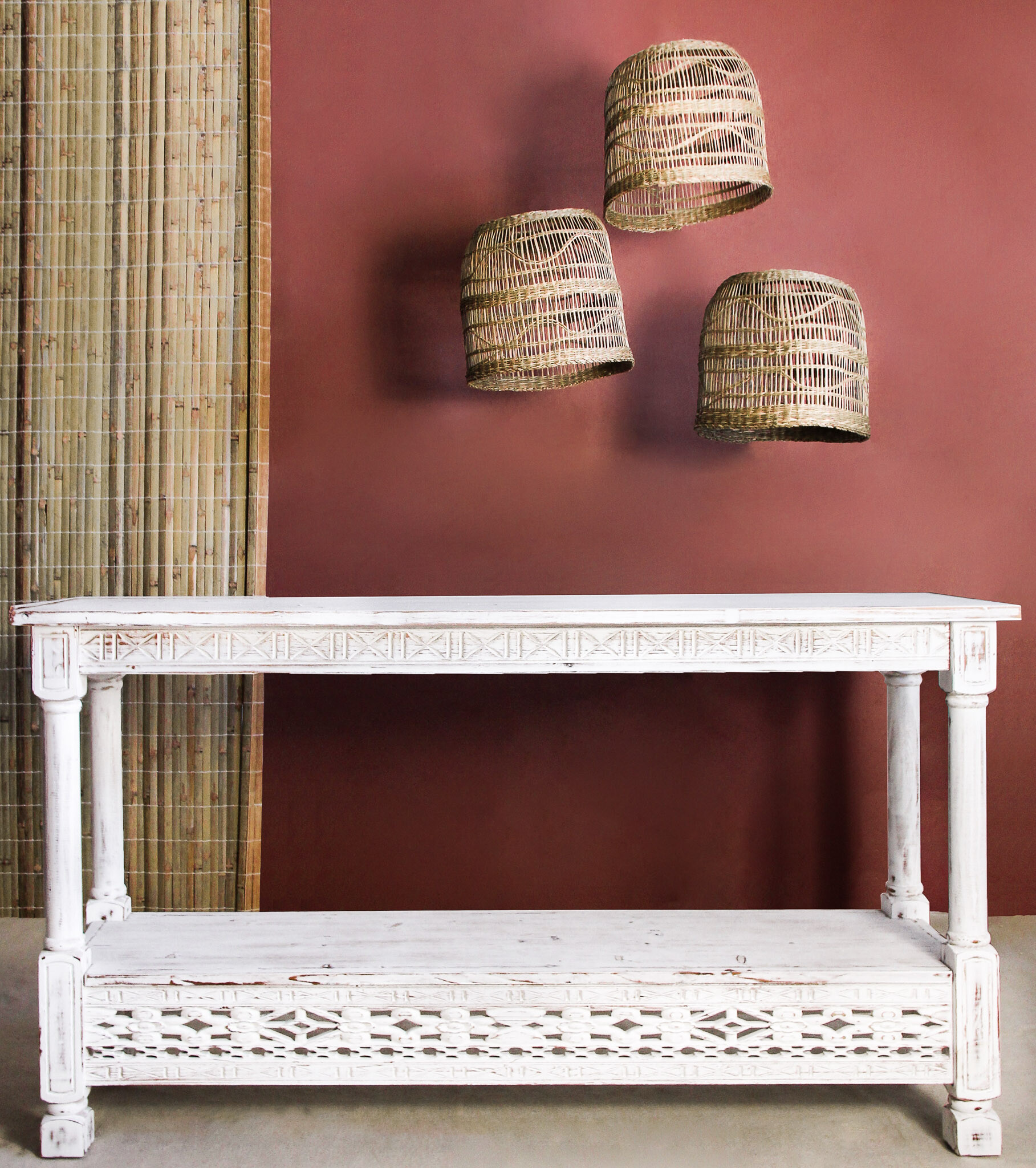 Console Noosa Rustic White