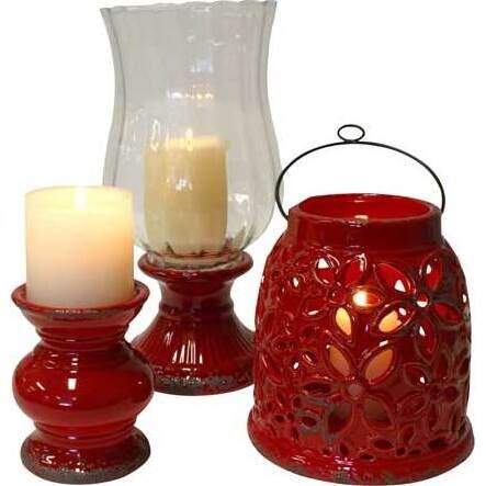 Candleholder Vivid Rouge