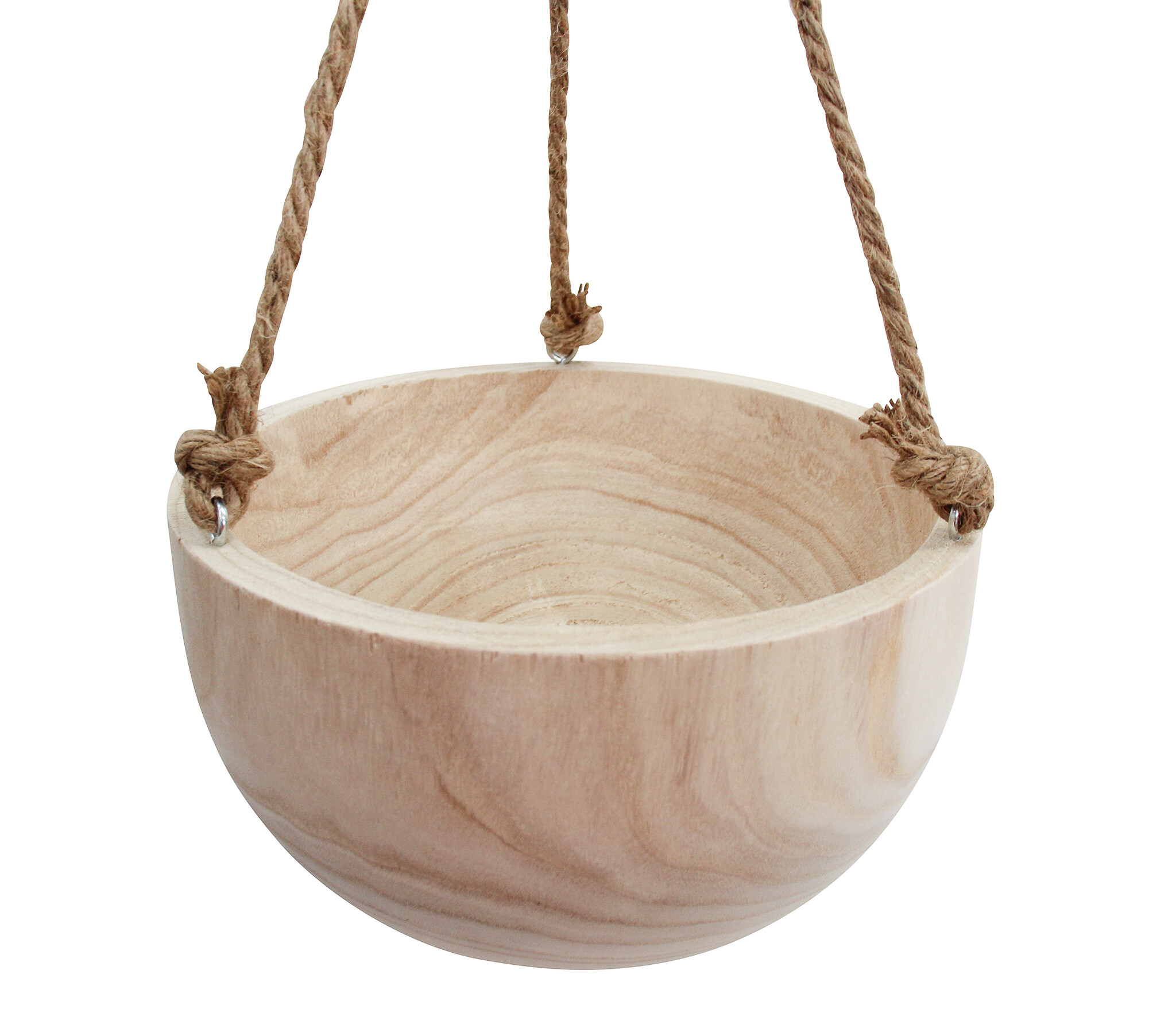 Timber Planter Hang Lrg Nat 