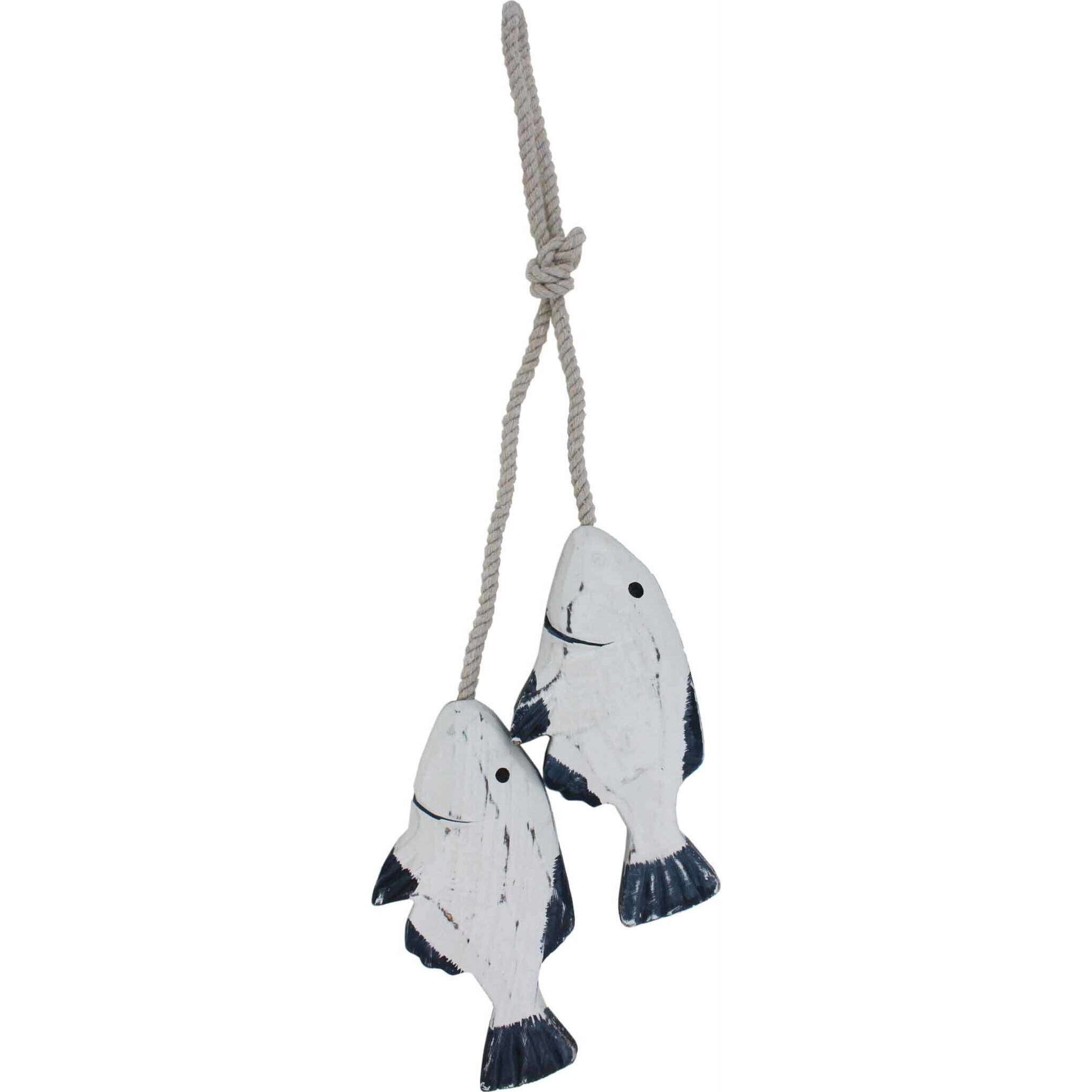 Hanging Fish - Rustic White