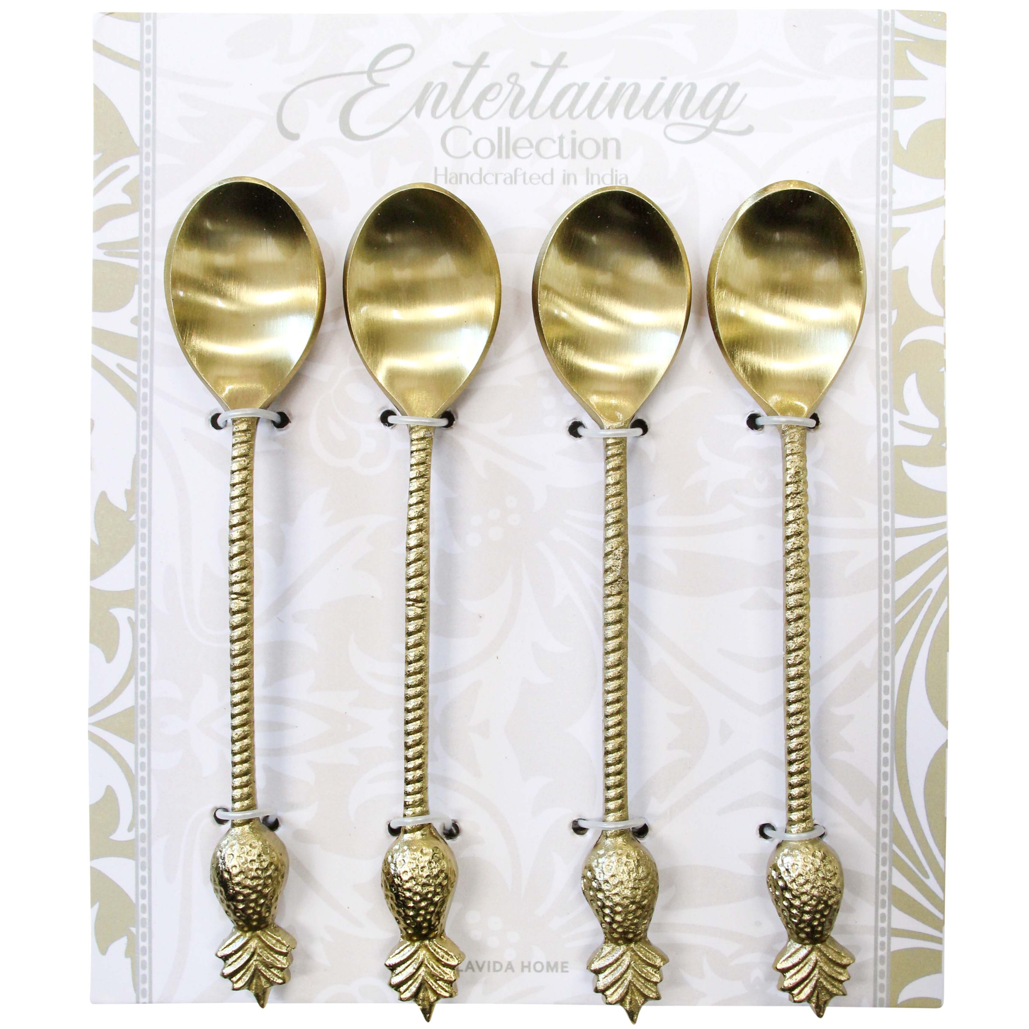 Pineapple Spoons S/4