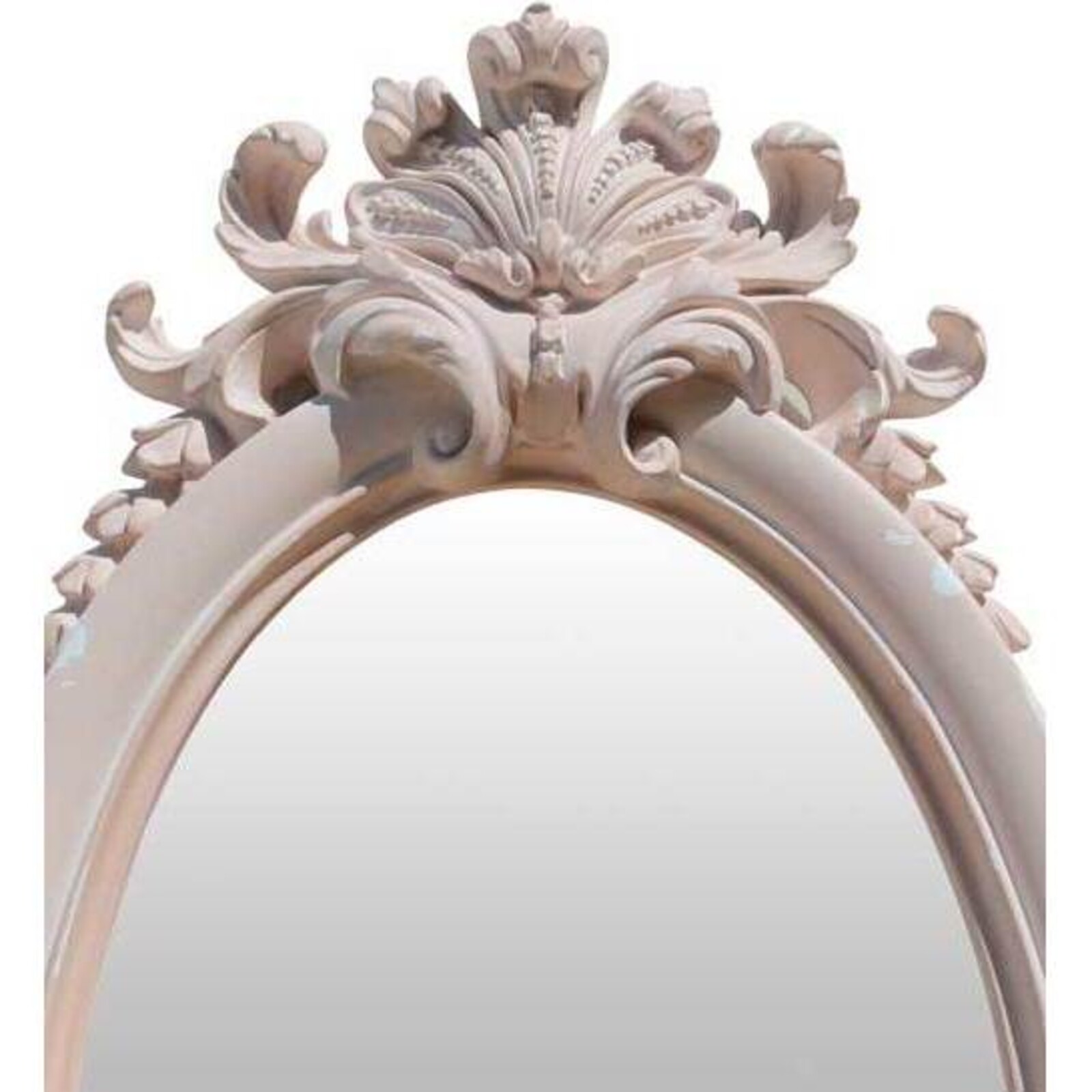 Oval Pale Pink Mirror - Plume