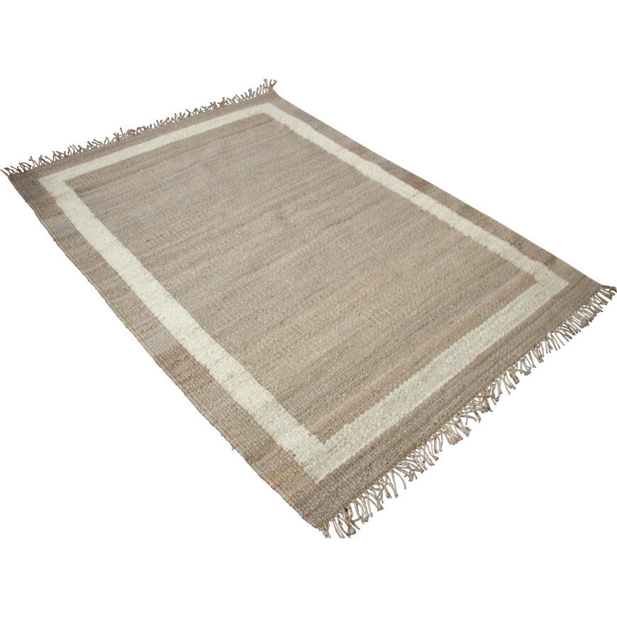 Rug Natural Border Large