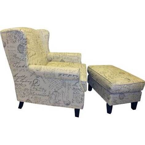 Chair - Oversize Cartas Plus Ottoman