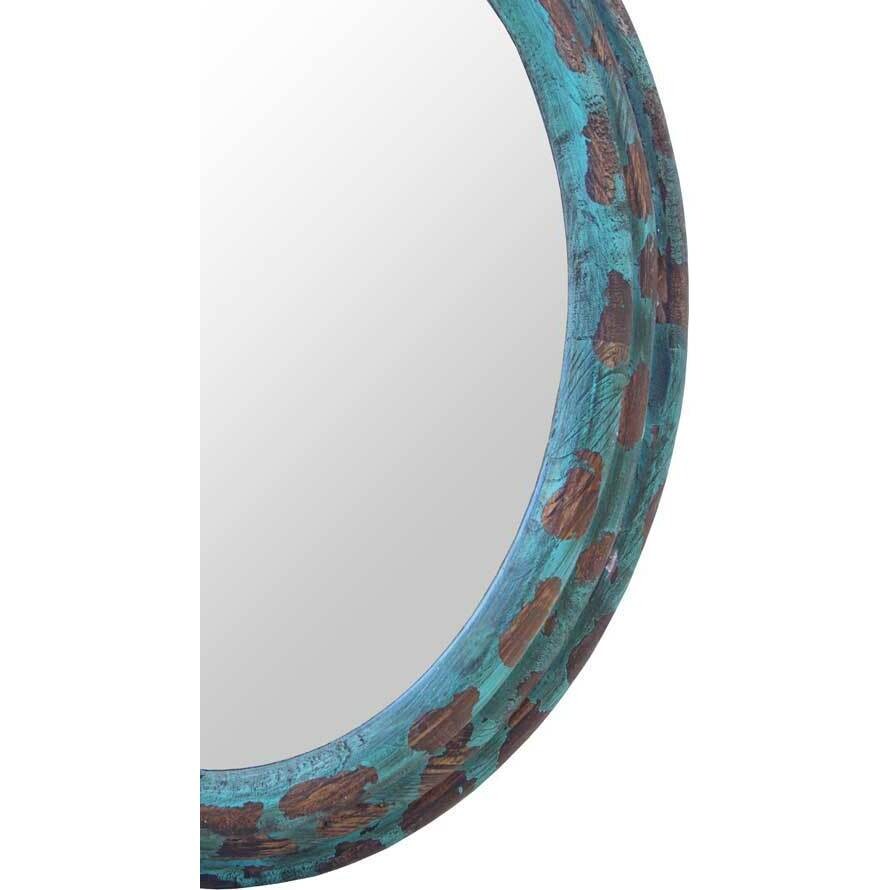 Mirror Round Avalon Blue