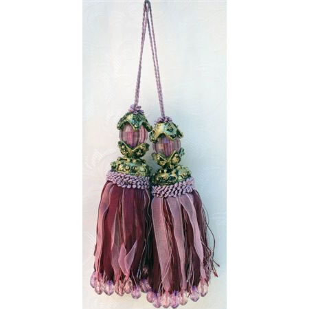 Tassels - Burgandy/Pink