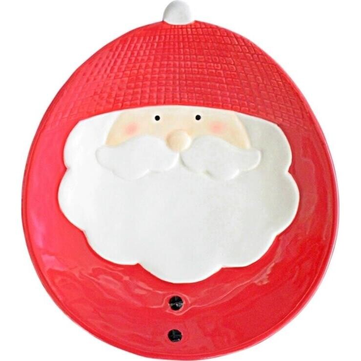 Santa Plate Round