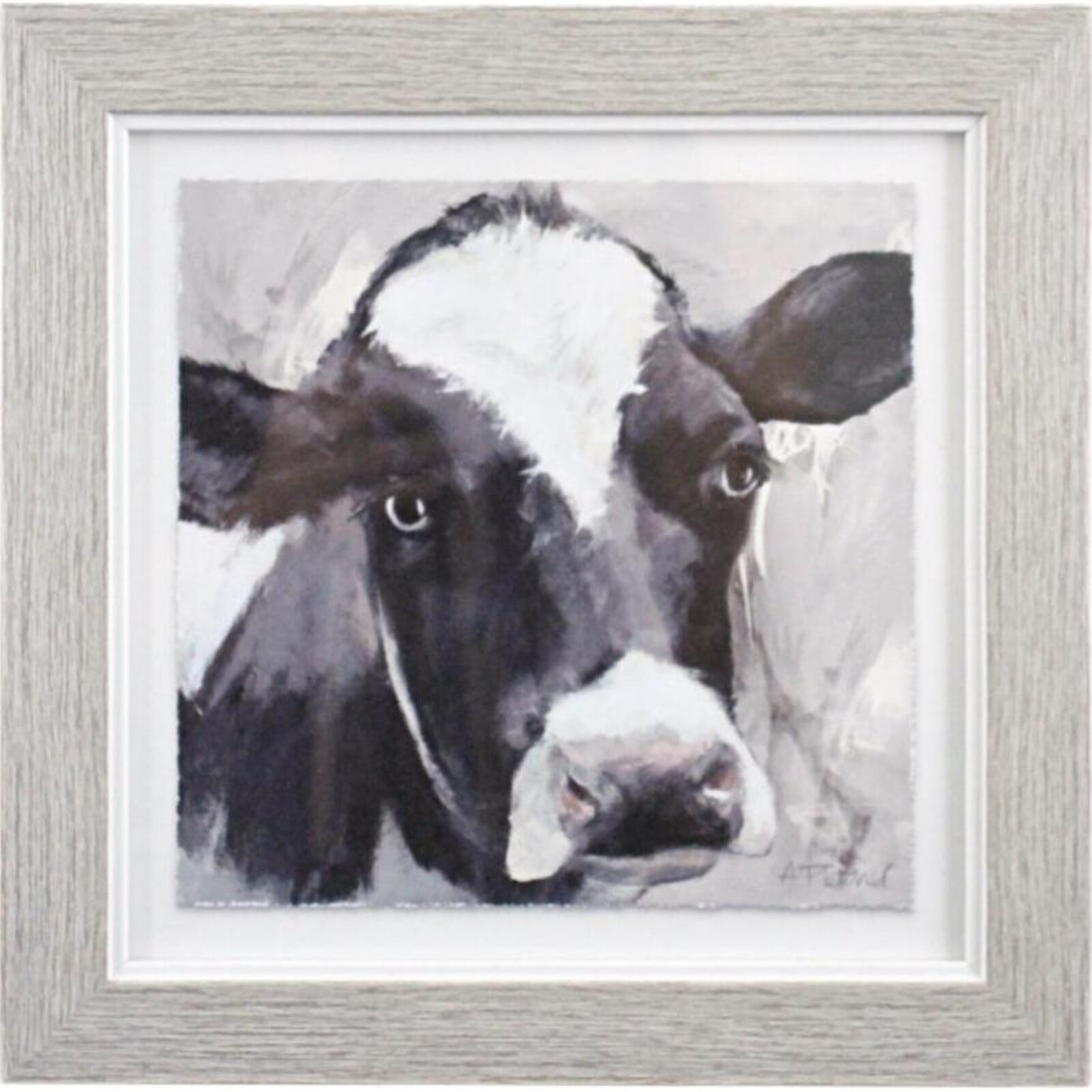 Framed Daisy Cow