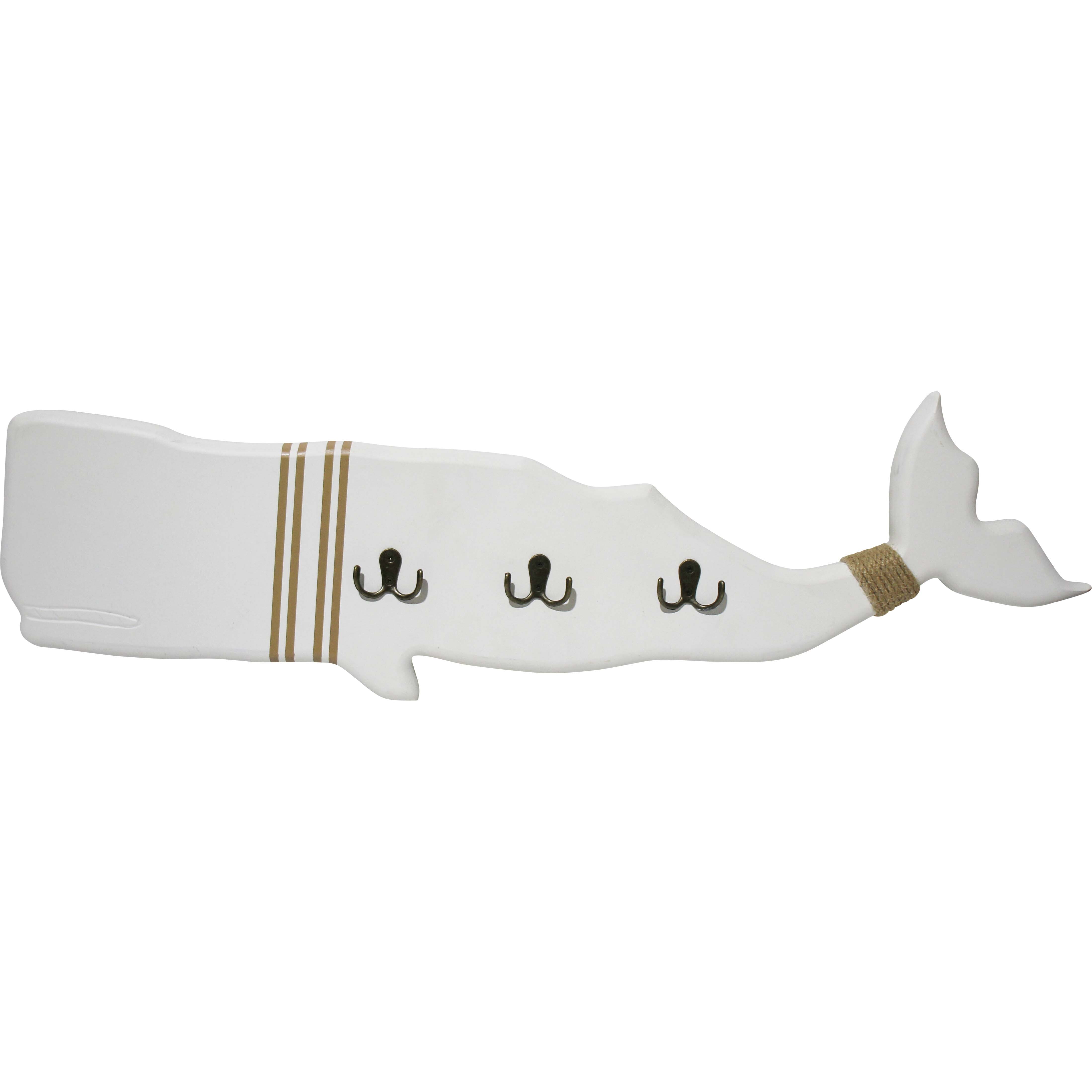 Whale Cape Cod Wall Hooks