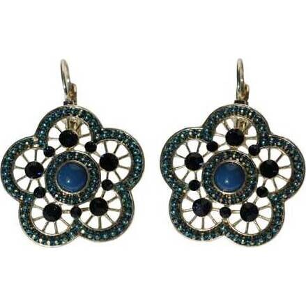 Earring Cerulean Flower