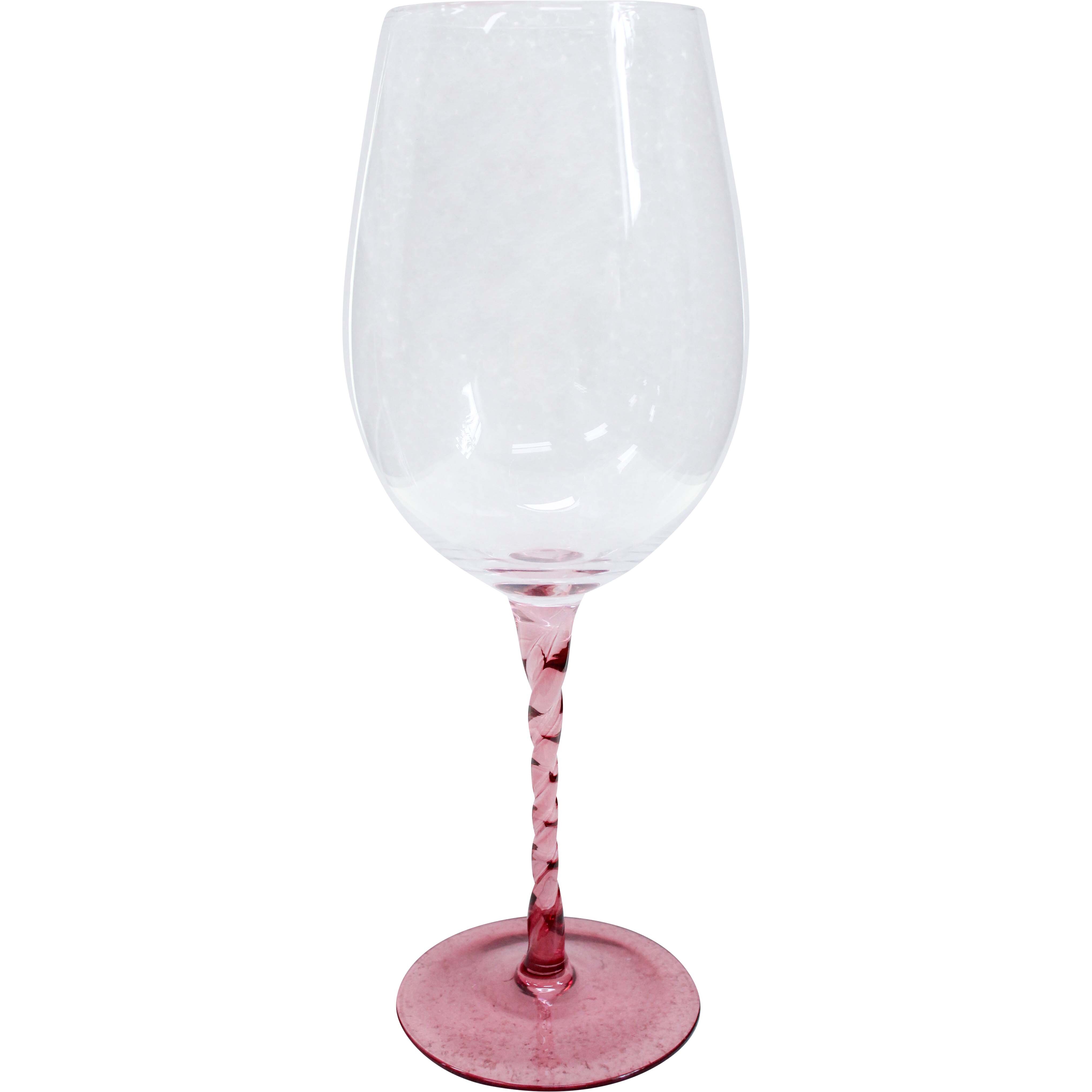 Wine Glass Pretty in Pink