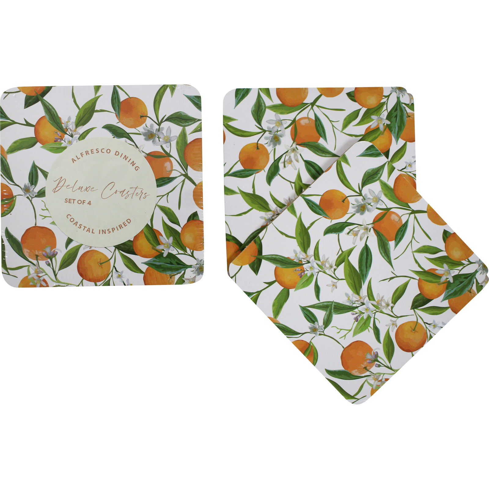 Coasters S/4 Citrus