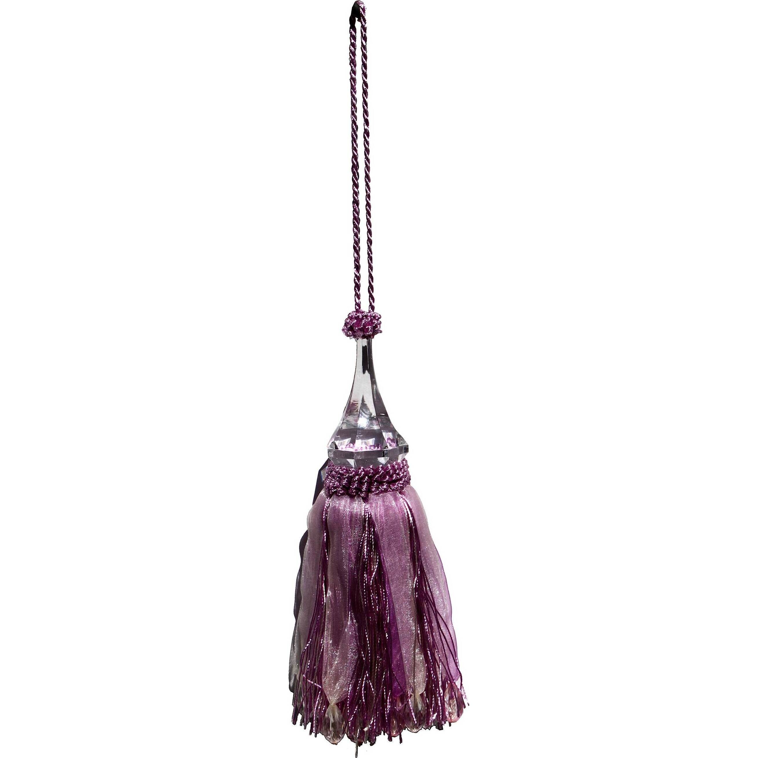 Tassel Cristallo - Purple / Cream