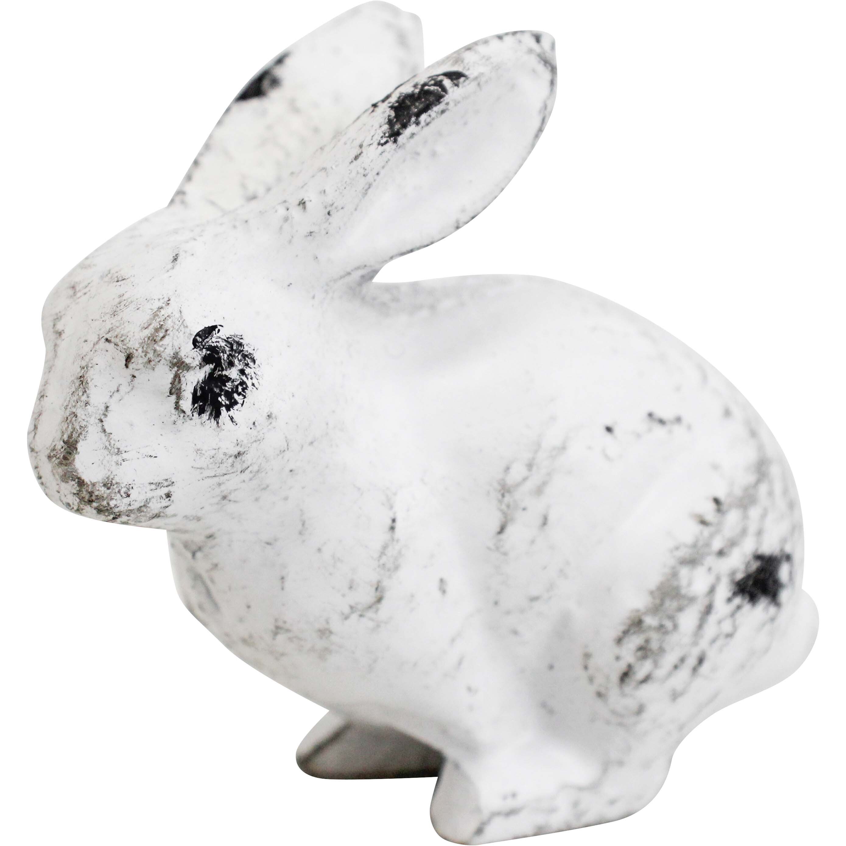 Decor Rabbit Rustic White