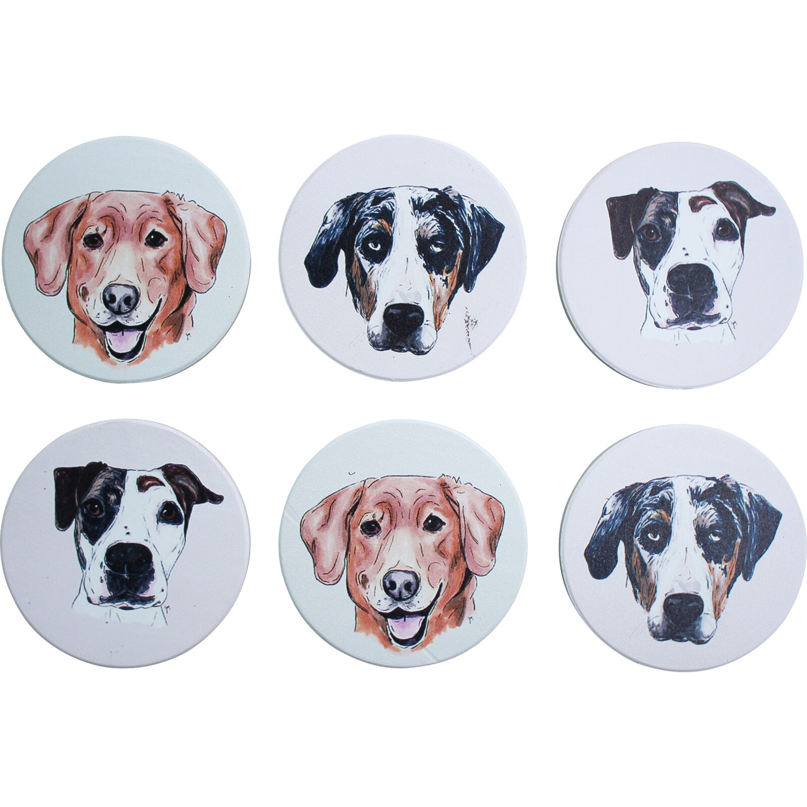 Magnets S/12 Cute Doggos
