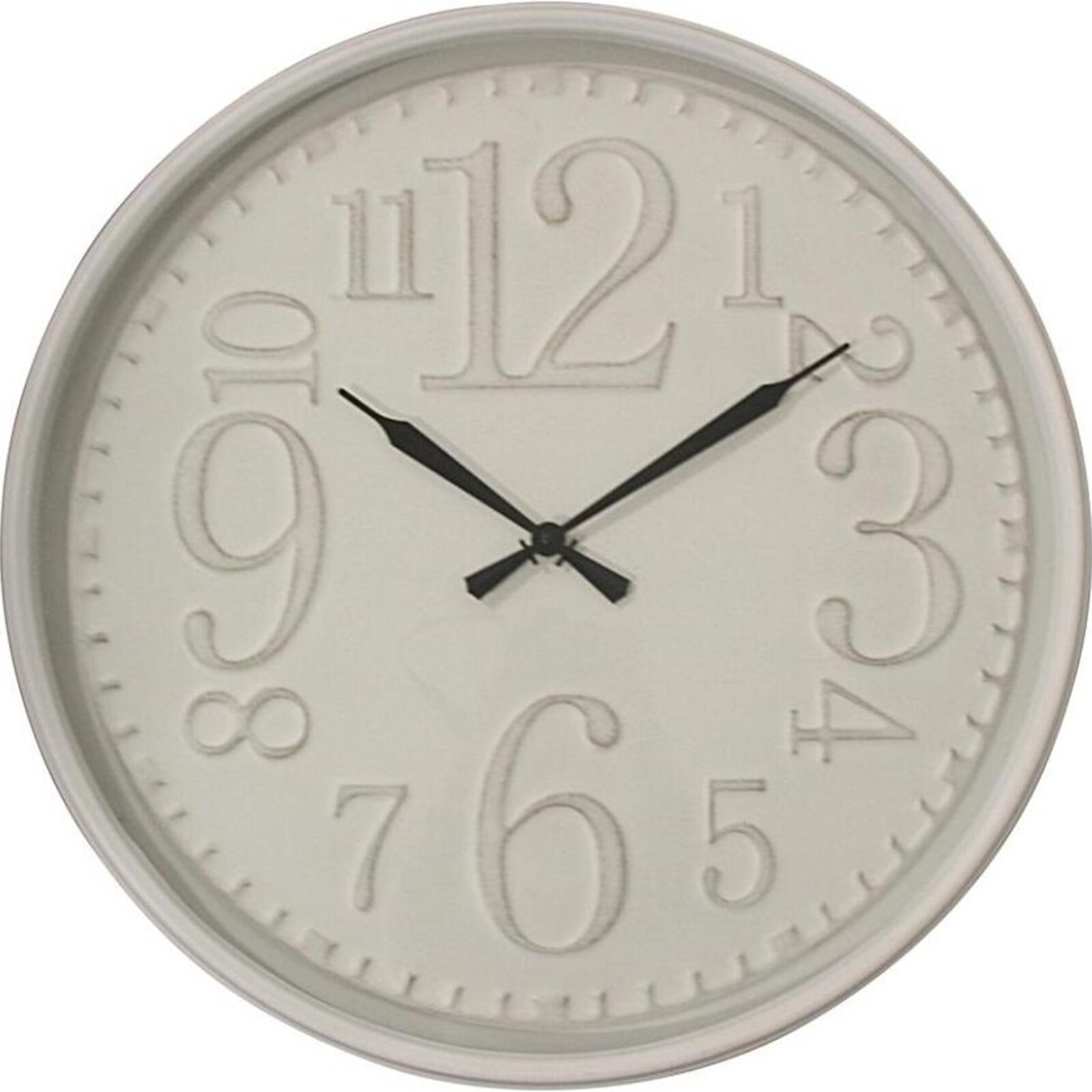Clock Bayside White 60cm